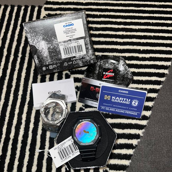 Jual Casio G-Shock GA 2100SR-1ADR/GA 2100SR-1 Gradient iridescent color (kondisi mulus bekas pemakai