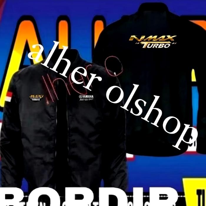 Jaket bordir NMAX turbo jaket NMAX turbo jaket bomber NMAX turbo jaket Yamaha Nmax turbo jaket bombe