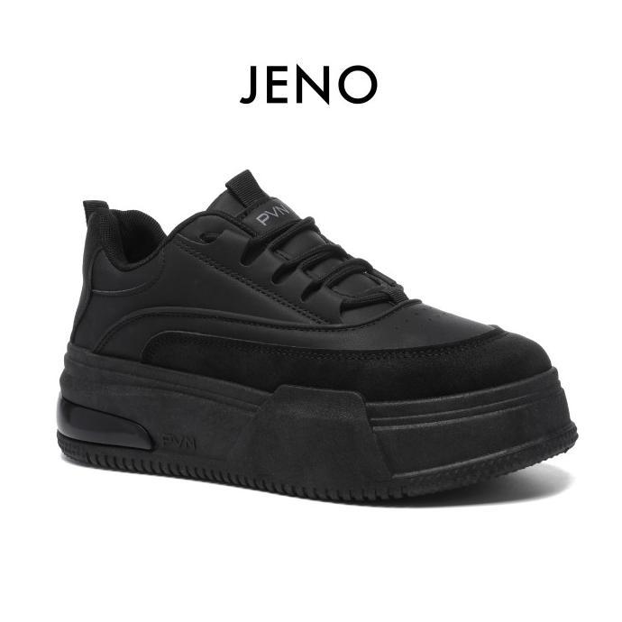 PVN Jeno Back To School Sneakers Sepatu Sekolah Hitam Polos Wanita Collection