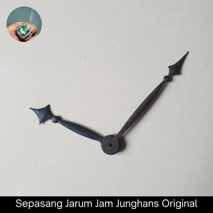Sepasang Jarum Jam Bandul Antik Junghans Original komplit panjang pendek