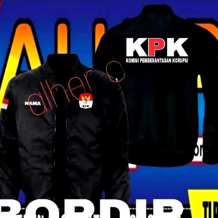 terbaru Jaket bordir KPK jaket KPK jaket bomber KPK jaket kerja KPK jaket seragam KPK jaket komisi p