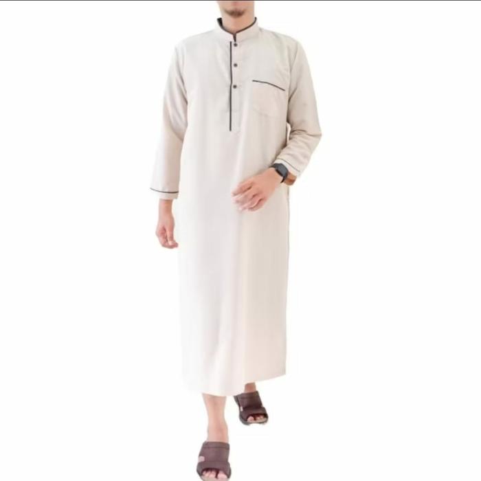 Gamis - Jubah sholat pria katun samase