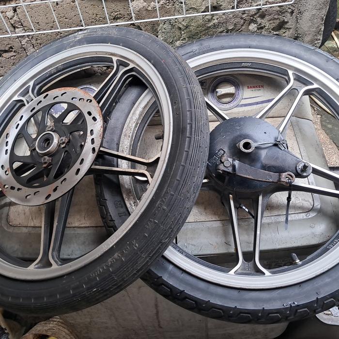 Velg thunder suzuki tunder custom japstyle caferacer tracker dll pelek racing palang original ori co