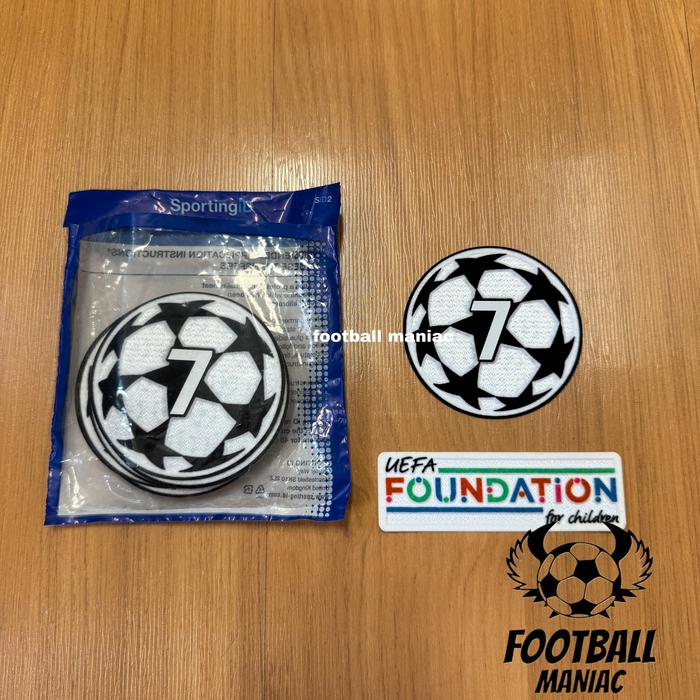 Patch Original Champions League UCL Starball 7 + Foundation 2024/2025 for AC Milan