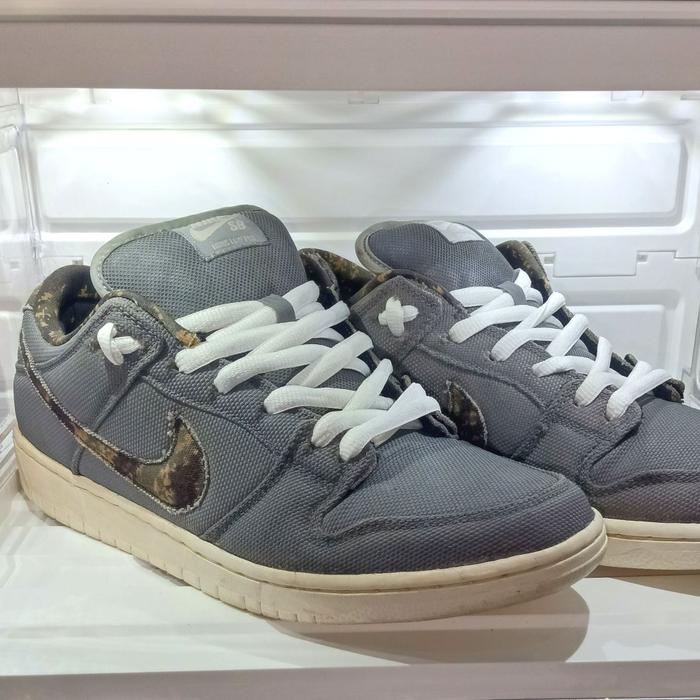 SB Dunk Low Pro Wolf Grey Digi camo original authentic