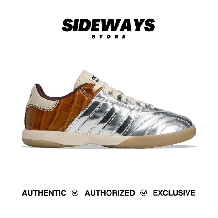 Adidas Samba Millennium x Wales Bonner Silver Metallic Easy Yellow (IH5777)