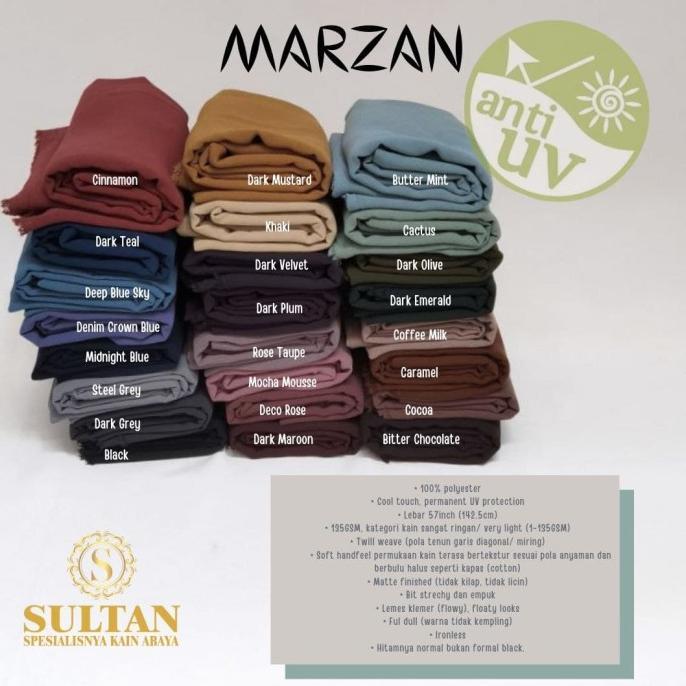 Kain Sultan Bahan Untuk Gamis Abaya Mazen ( Marzan )