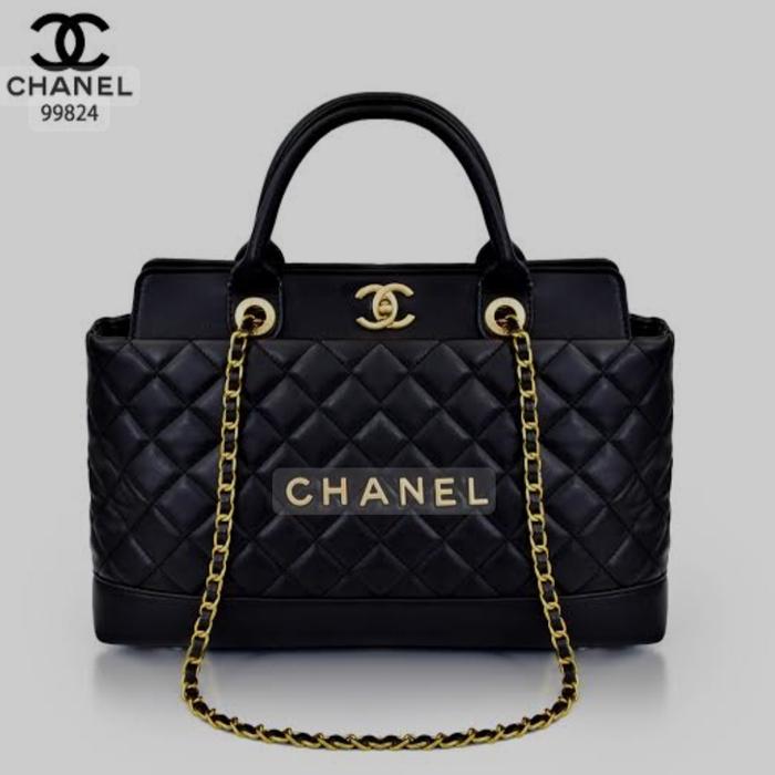BAG TOTE CHANNEL FREEBOX BLACK ORIGINAL
