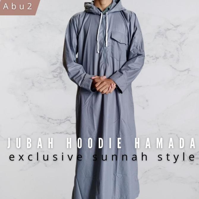 BAJU JUBAH GAMIS HOODIE TUDUNG PRIA DEWASA HAMADA MATT KATUN MINYAK BEST PRICE