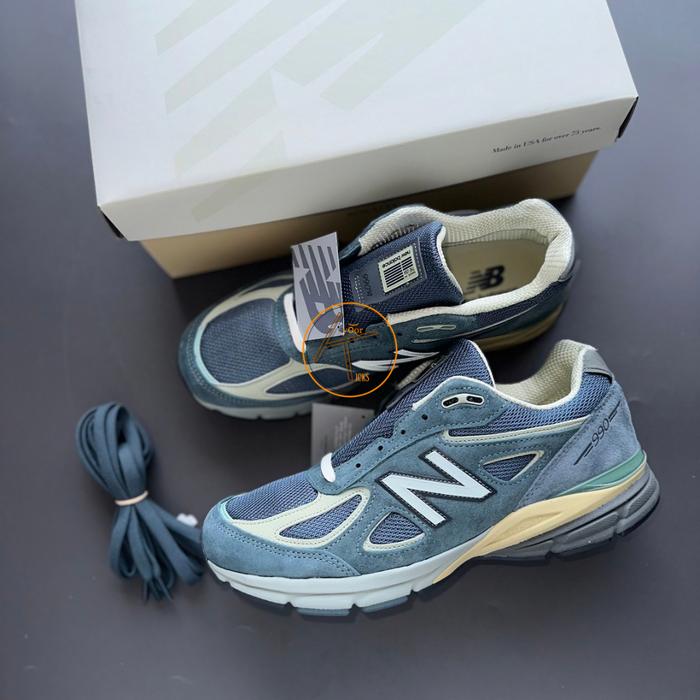 New Balance 990v4 Auralee Blue / Original 100%