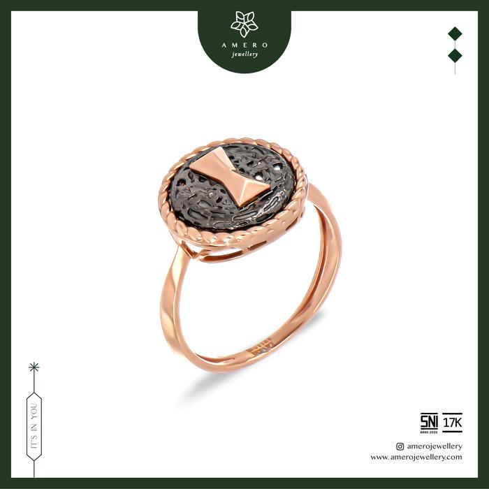 Amero Jewellery Dove Tail Candramaya Cincin Emas Lavani 17K