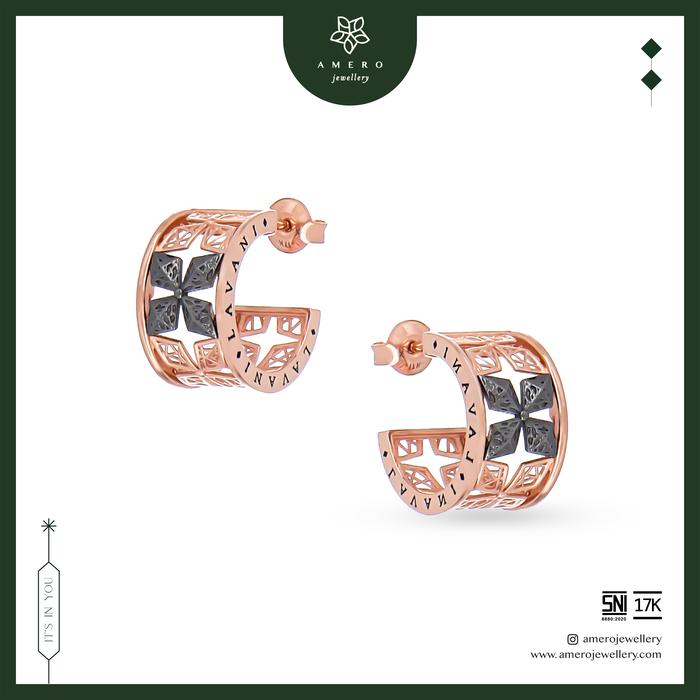 Amero Jewellery Rhomka Raras Anting Emas Lavani 17K