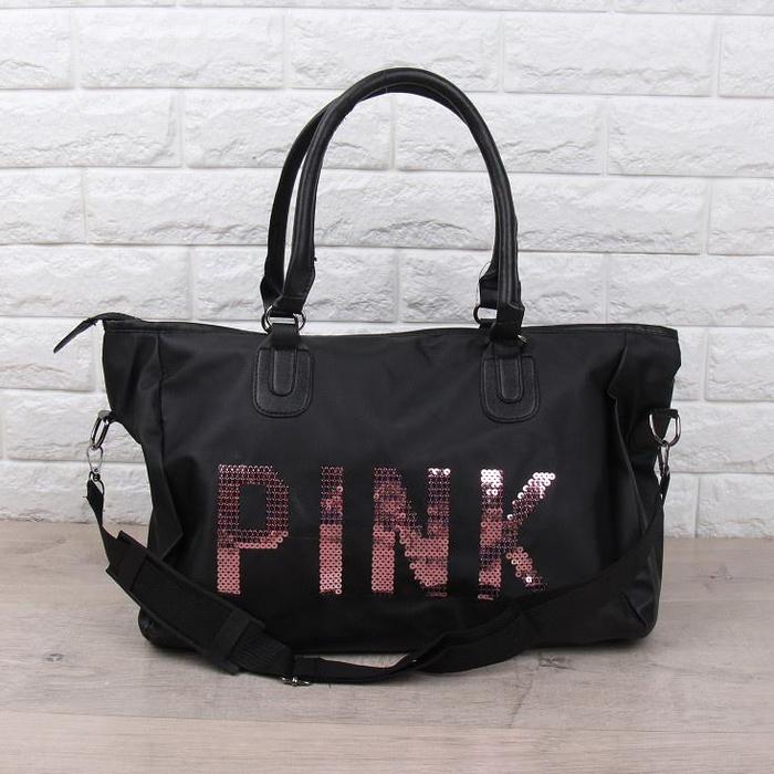 3473 Tas Selempang Wanita Import Model Kekinian Tulisan Pink Travel
