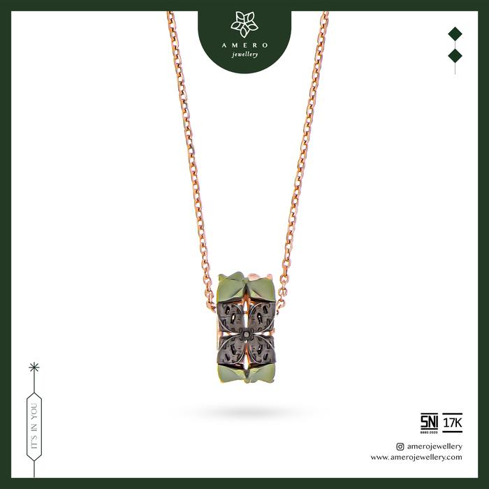 Amero Jewellery Teruntuk Nusantara Ranupatma Kalung Emas Lavani 17K