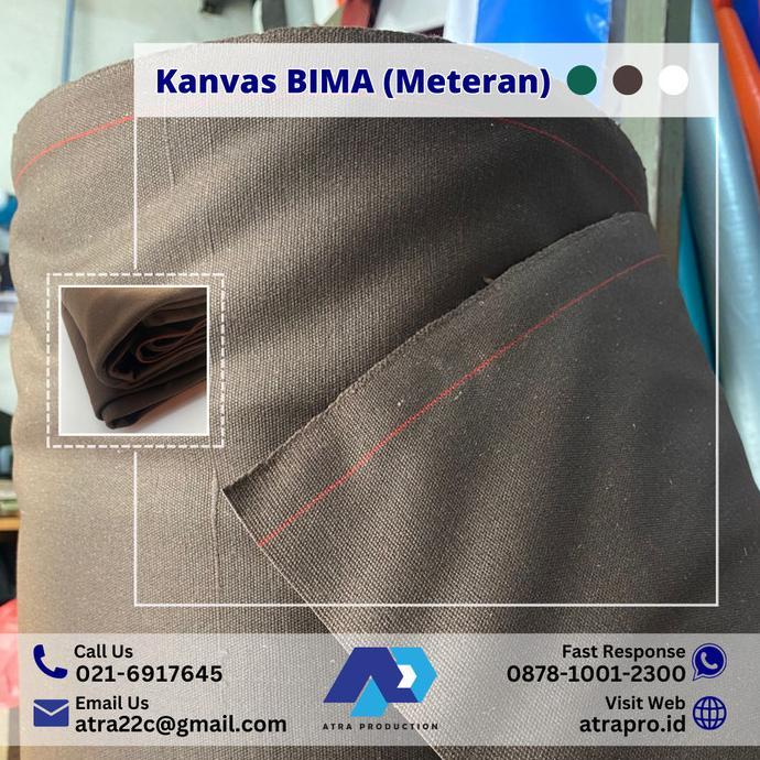 Produsen Terpal Kanvas BIMA / Bahan Kain Canvas BIMA (BAHAN SAJA)