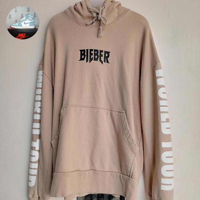 hoodie fog fear of god bieber purpose tour world coklat susu coksu milk chocolate