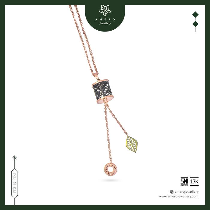 Amero Jewellery Teruntuk Nusantara Arjani Kalung Emas Lavani 17K