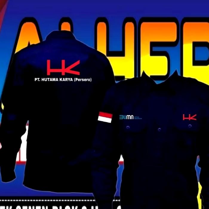 kemeja PT Hutama karya baju PT Hutama karya seragam PT Hutama karya kemeja kerja PT Hutama karya ser