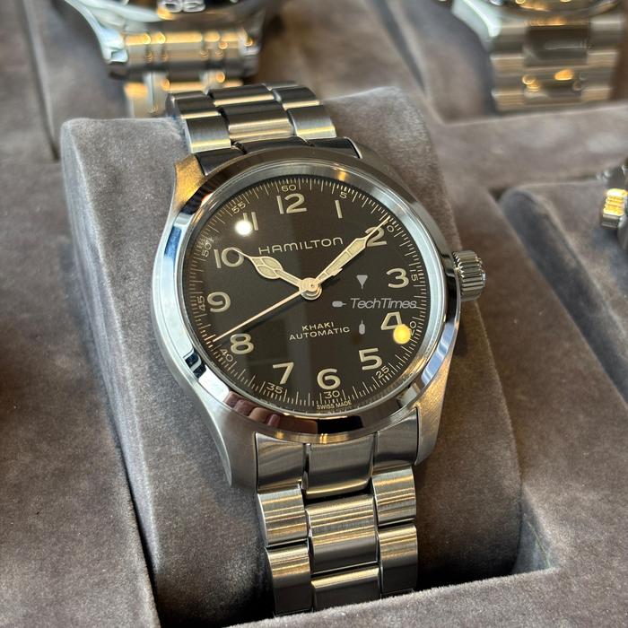 Jam Tangan Hamilton Khaki Automatic Field 38MM Murph Interstellar H70405130 NEW ORIGINAL Stainless S