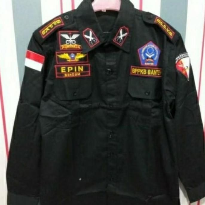 Kemeja BPPKB Banten full bordir lengan panjang baju BPPKB Banten seragam BPPKB Banten Pdh BPPKB Bant