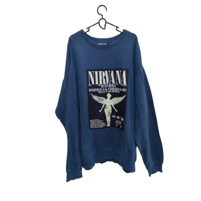 CREWNECK NIRVANA SPAO SIZE L - CREWNECK BEKAS/SECOND