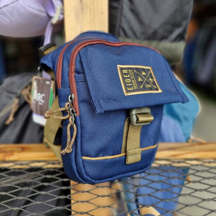 LEG PACK EIGER 2708 MIGRATE 1989-2L-SLINGBAG COWOK-TAS PAHA-OUTDOOR USE PRIA-NAVY