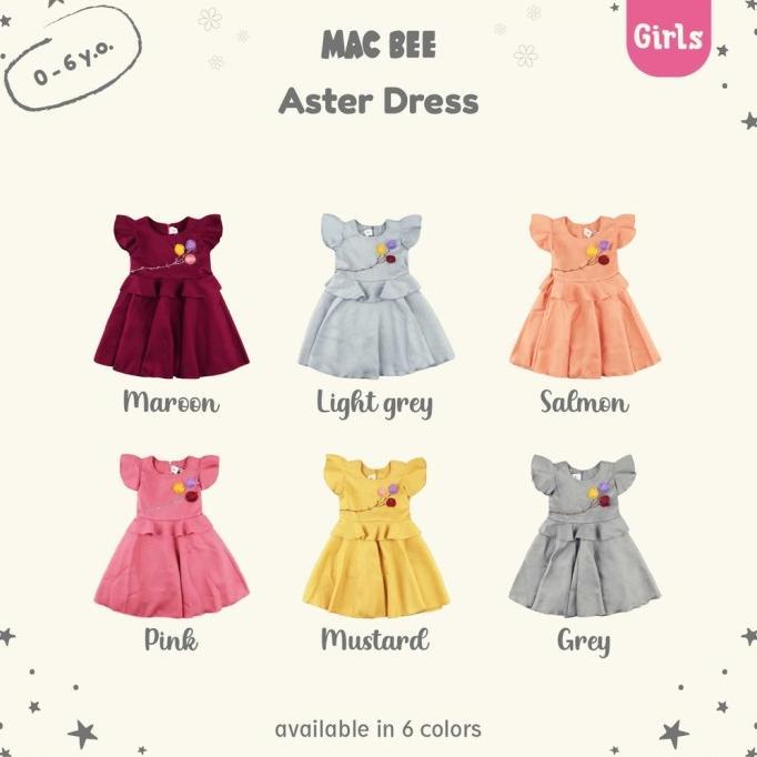 MacBee Dress Anak Perempuan Princess Collection Aster