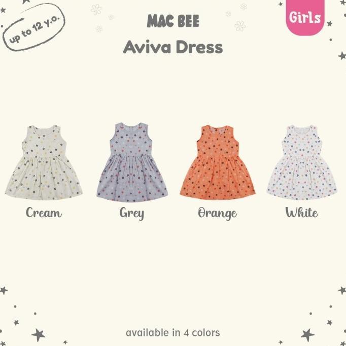 MacBee Baju Anak Perempuan Dress Anak Princess Collection Aviva