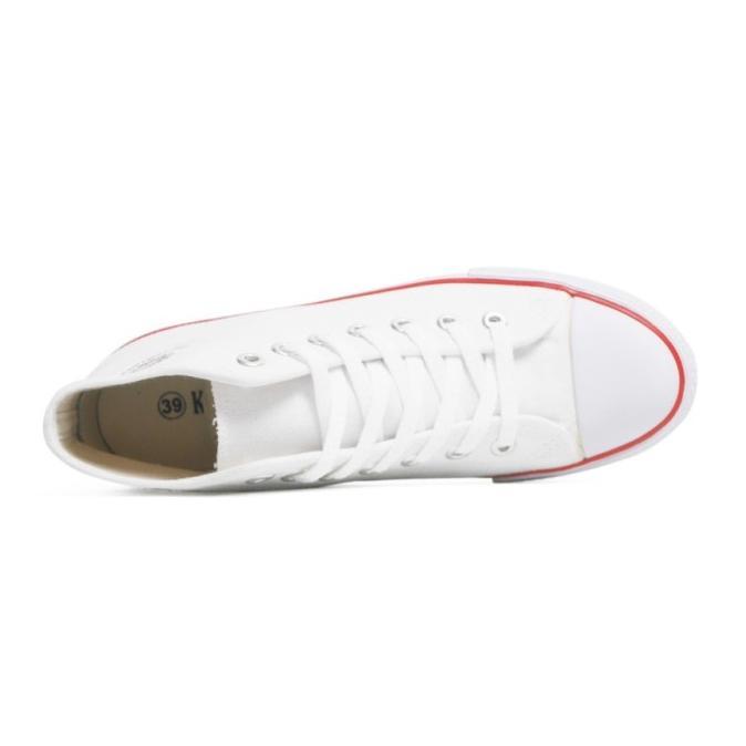 Sepatu Kodachi 909 White Sneakers Putih High Cut Shoes Original #Gratisongkir