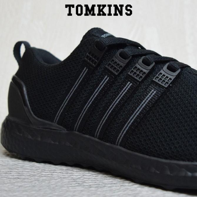 Tomkins Sneakers Pria Banshee Echo - Full Black #Gratisongkir