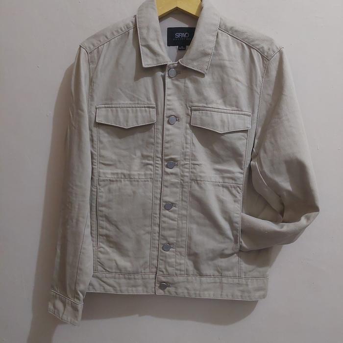 Jaket Trucker Denim jeans Spao work jacket preloved