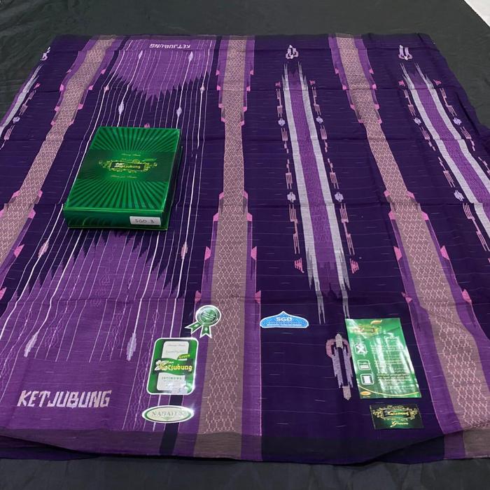 sarung tenun goyor ketjubung sgd green bahan mesres jahit tengah