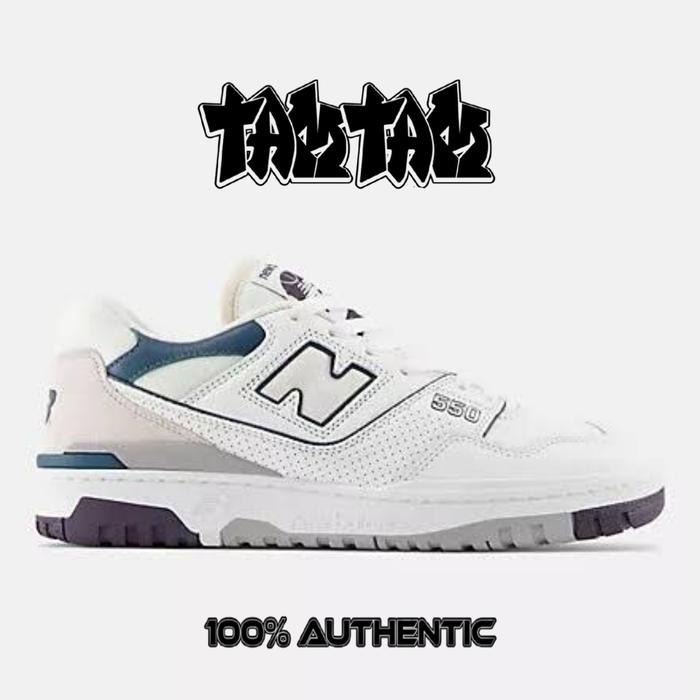 New Balance 550 White Dark Teal (BB550WCB) 100% Original