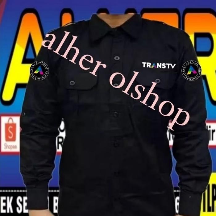 kemeja trans TV baju trans TV seragam trans TV pdh trans TV kemeja trans 7 baju trans 7 seragam tran
