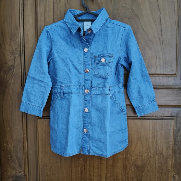 Dress Denim Target anak 2 tahun