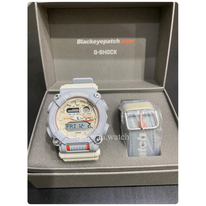 Casio Gshock GA900BEP-8A / GA 900BEP-8A Black Eye Patch Collaboration