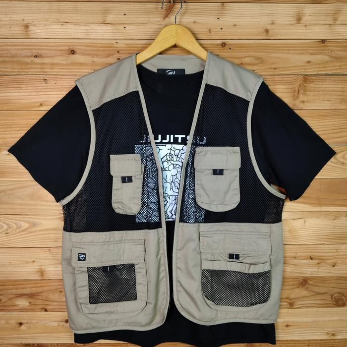 CANVAS VEST FORECAST UTILITY TACTICAL SIZE XL | Second Bekas Work Racing