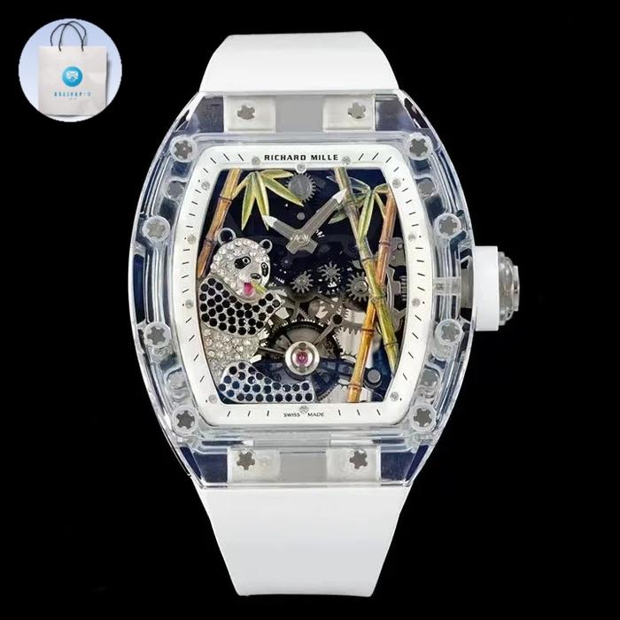 Jam Tangan RM26-01 Panda Transparan Tourbillon Active Swiss Automatic