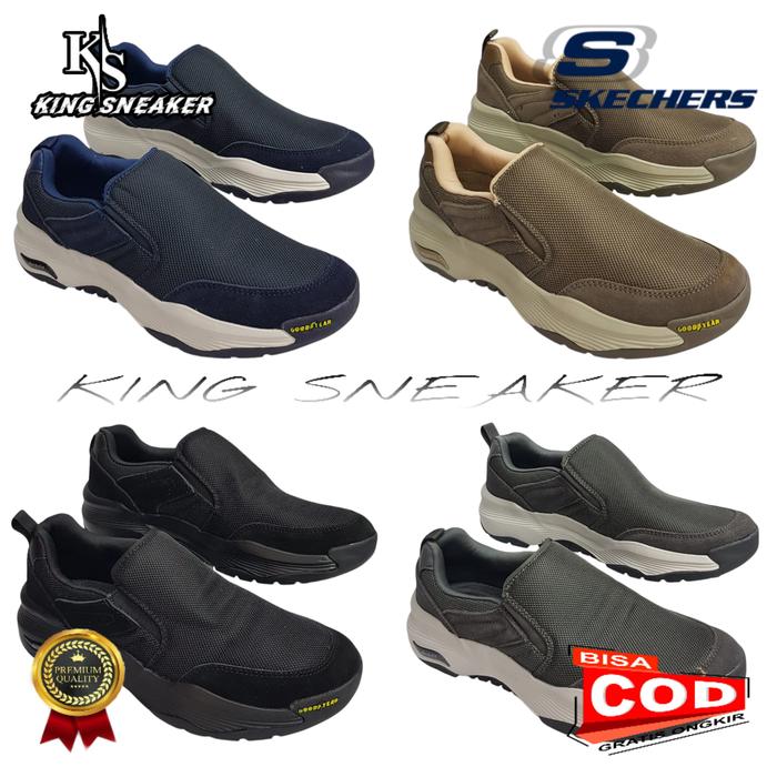 SKECHERS ARCHFIT GOODYEAR / SKECHERS ARCHFIT / SEPATU PRIA / SEPATU SKECHERA PRIA