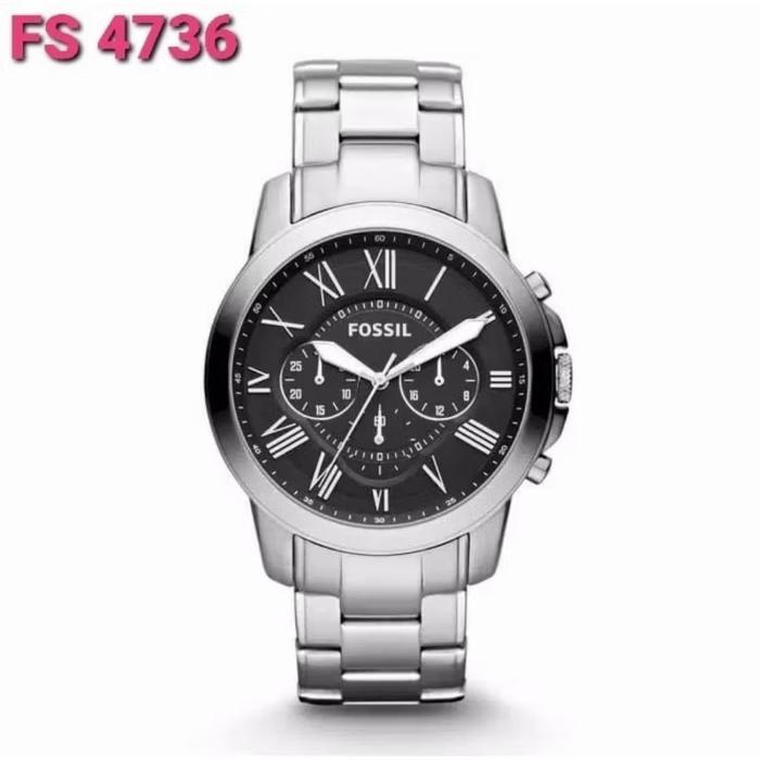 Jam Tangan Fossil Original - FS 4736 - Silver