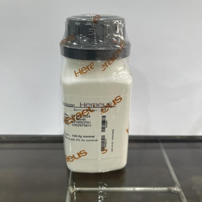 Bubuk Emas / Sepuh Emas Heraeus 68% per 1 gram