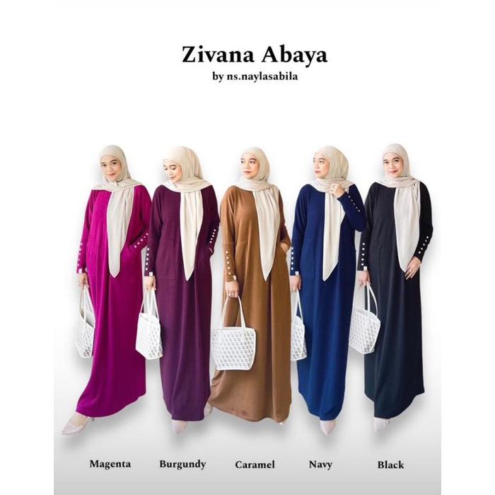 (SIAP KIRIM) ZIVANA ABAYA by NaylaSabila/NS || Original Nayla Sabila
