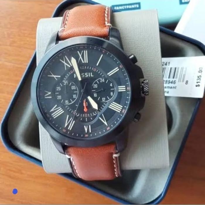 Jam Tangan Fossil Original - FS 5241 - Coklat Hitam