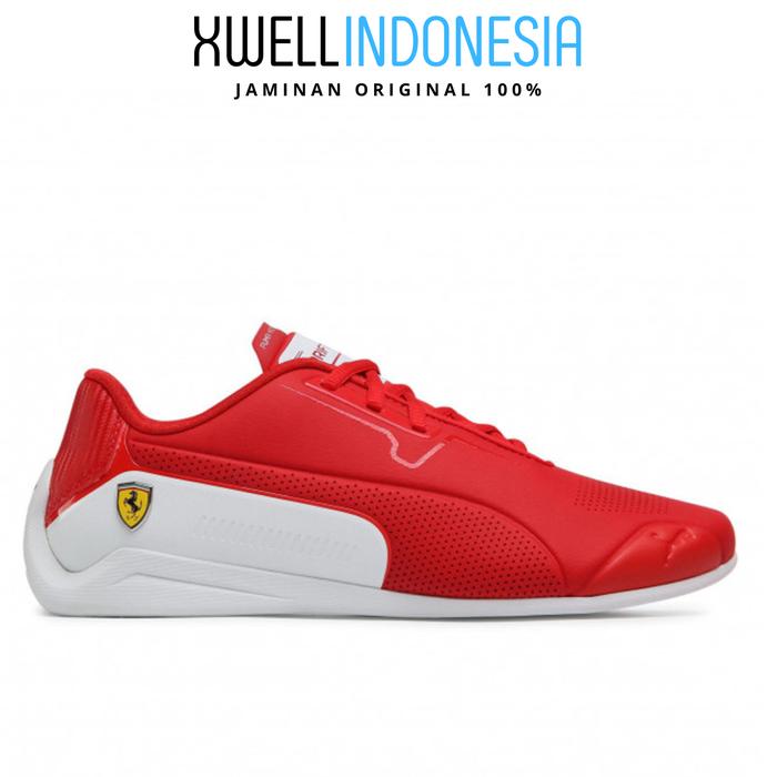 Sepatu Sneakers Pria Original Puma Ferrari Drift Cat 8 Rosso 30681802