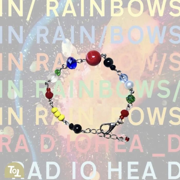 In rainbows - radiohead bracelet