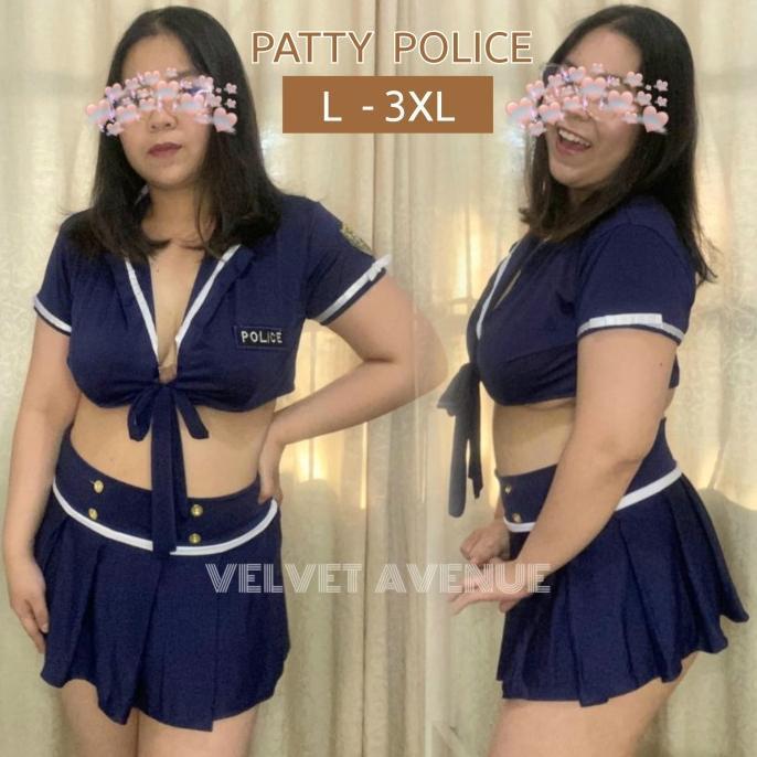 Lingeri Wanita Polisi Lingerie Set Kostum Cosplay Police Reguler Jumbo
