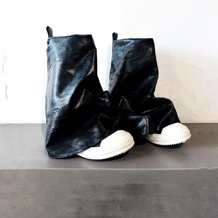 RICK OWENS PORTERVILLE LOW FETISH BOOTS