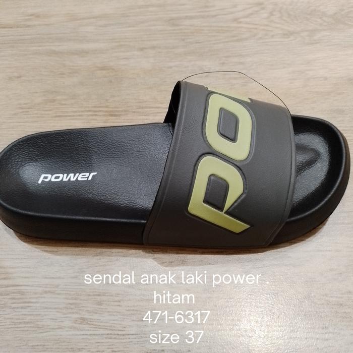 sendal anak laki power bata hitam