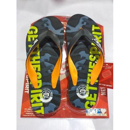 Terlaris Sandal jepit Ando pria Destroyer biru Hapy shoping