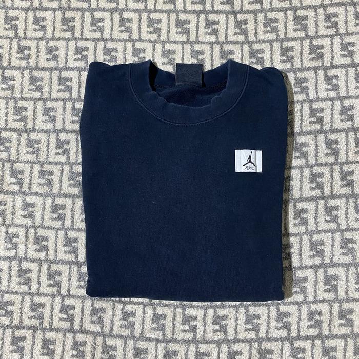 Jordan Air Flight Logo Black Crewneck